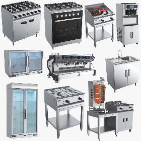 3D model Commercial Kitchen Appliances Collection